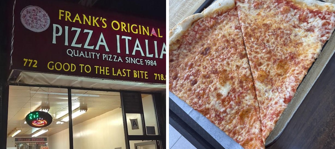 Frank's Original Pizza Italia Menu